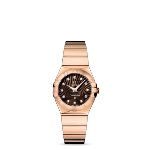 Omega Constellation Quartz 27 Polished Red Gold / Brown Supernova